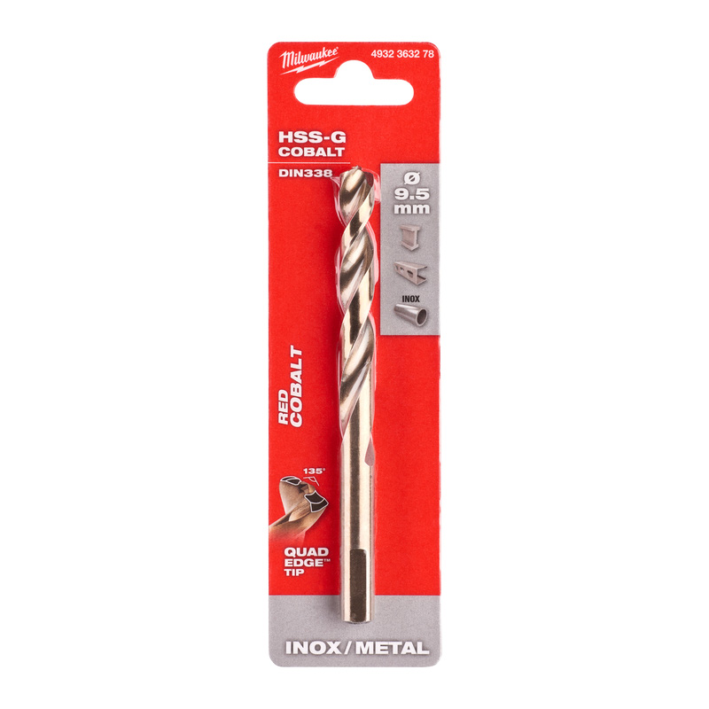 Milwaukee / Milwaukee metaalboor HSS-GC RED Cobalt
