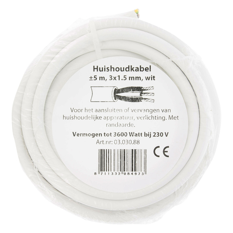 Huishoudsnoer H05VV-F