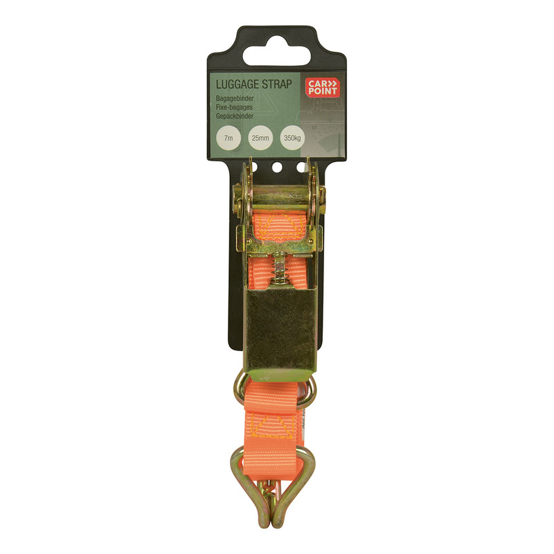 Spanband met ratel/haken