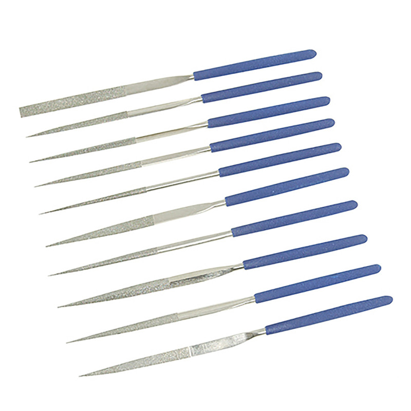 Diamant sleutelvijlenset 10-delig