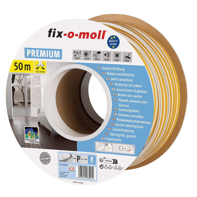 Fix-o-moll / Fix-o-moll tochtband zelfklevend