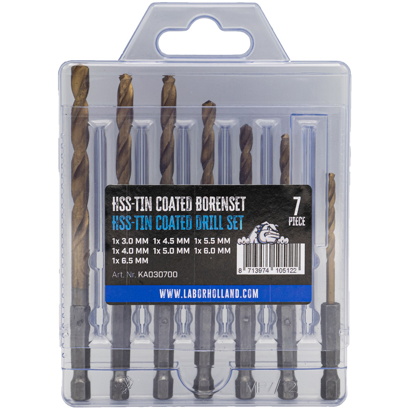 Labor / Labor HSS spiraalboren Tin Coated Cassette