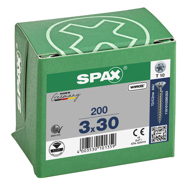 Spax / Spax universele schroeven platkop voldraad