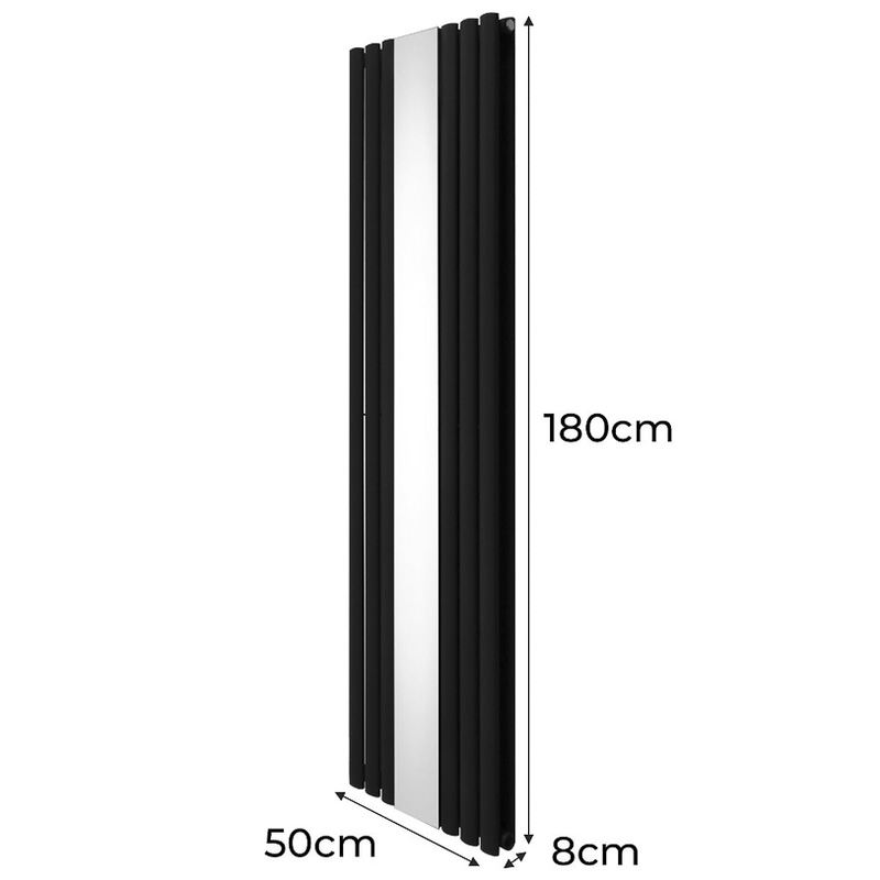 MonsterShop / Ovale spiegelradiator met kleppen