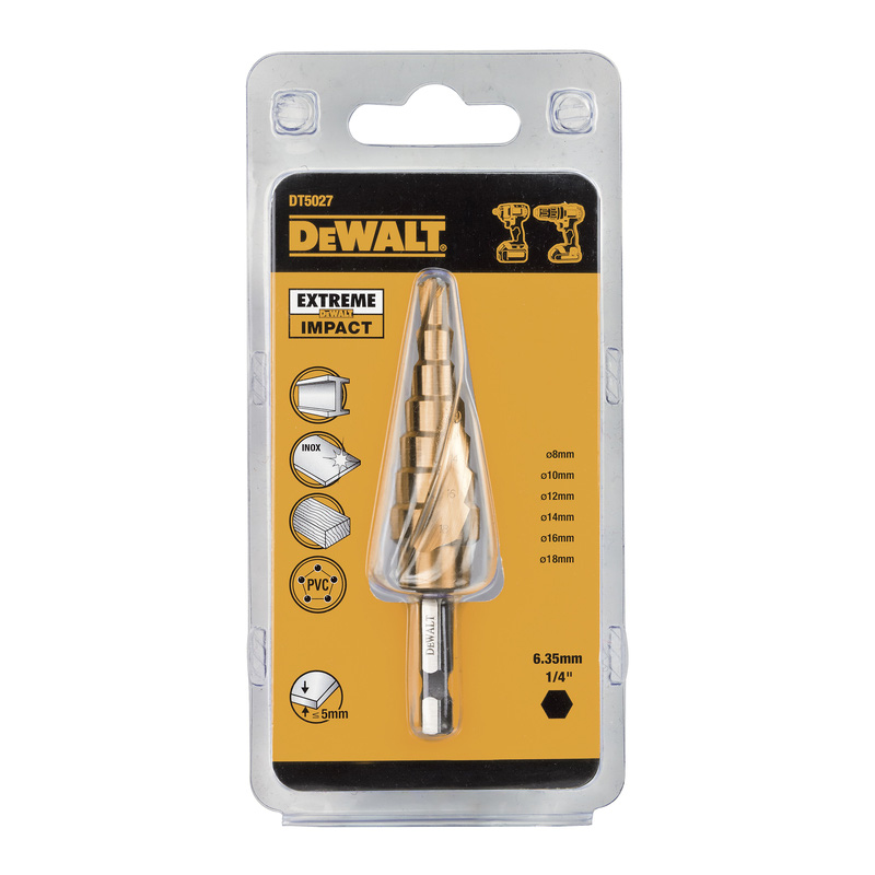 DeWALT / DeWALT IMPACT metaal trappenboor