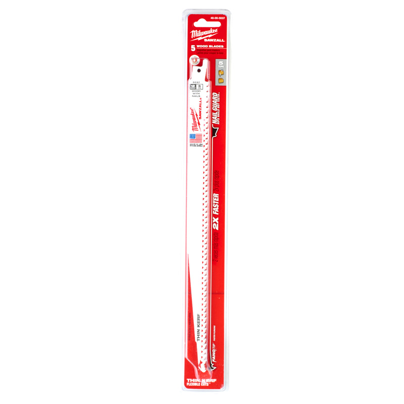 Milwaukee / Milwaukee Reciprozaagblad Sawzall hout Thin Kerf
