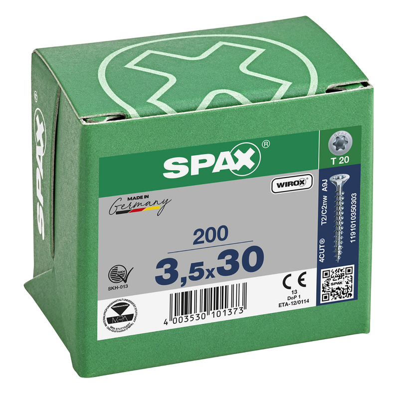 Spax / Spax universele schroeven platkop voldraad