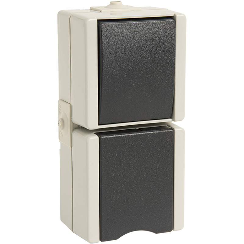 Kopp / Combinatie WCD/wissel RA opbouw spatwaterdicht